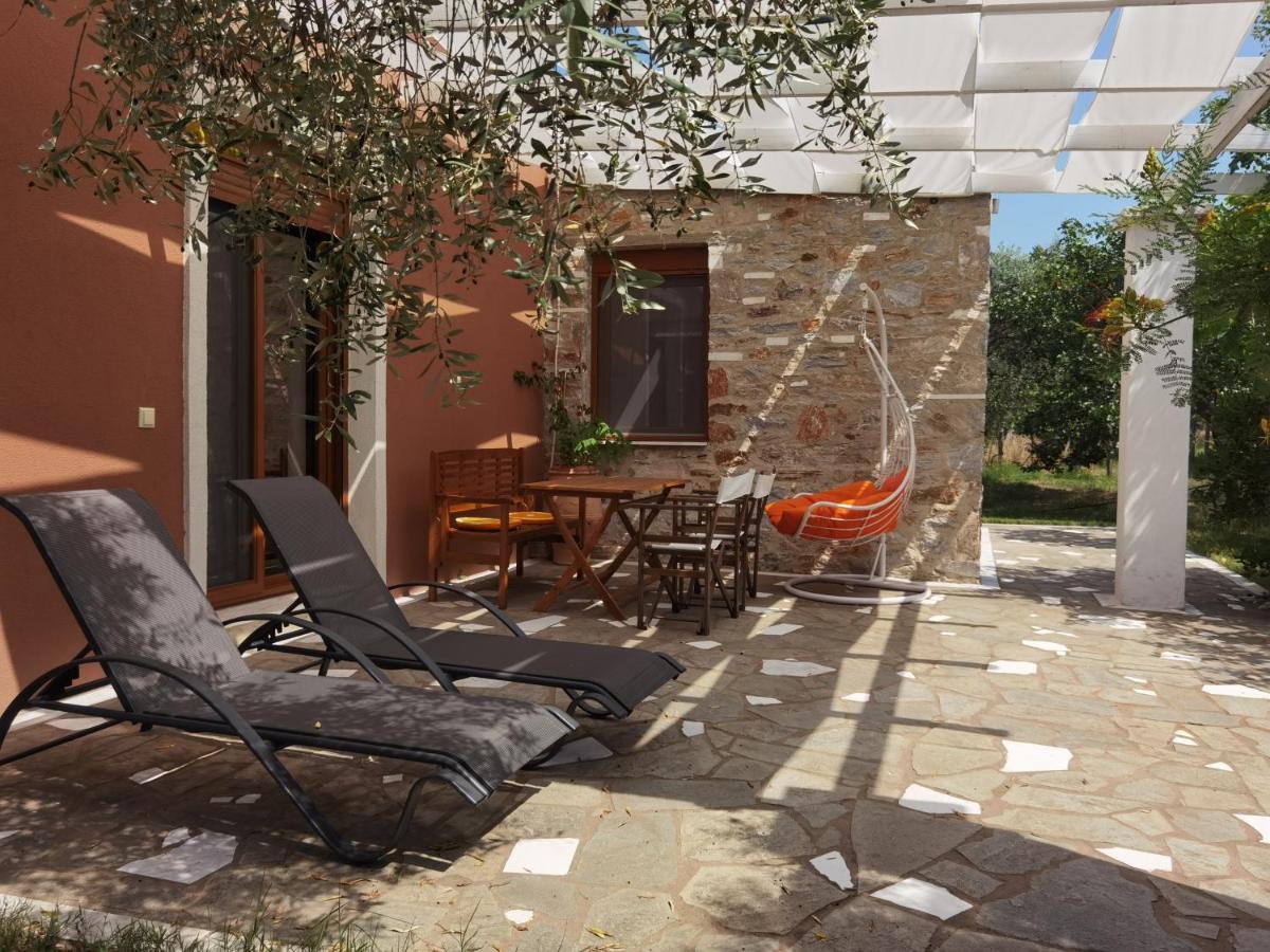 Elea Stone Houses In Organic Quiet Olive Grove, Prinos, Thassos Εξωτερικό φωτογραφία